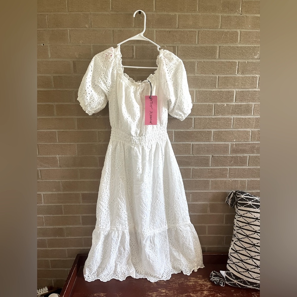 Betsey Johnson White Eyelet Dress - Picture 2 of 5
